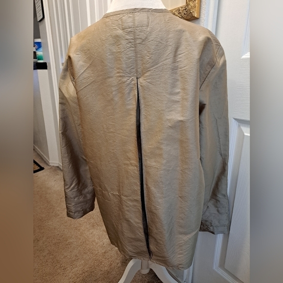 FLAX 100% Silk Tunic/Jacket  Size M - Picture 9 of 9